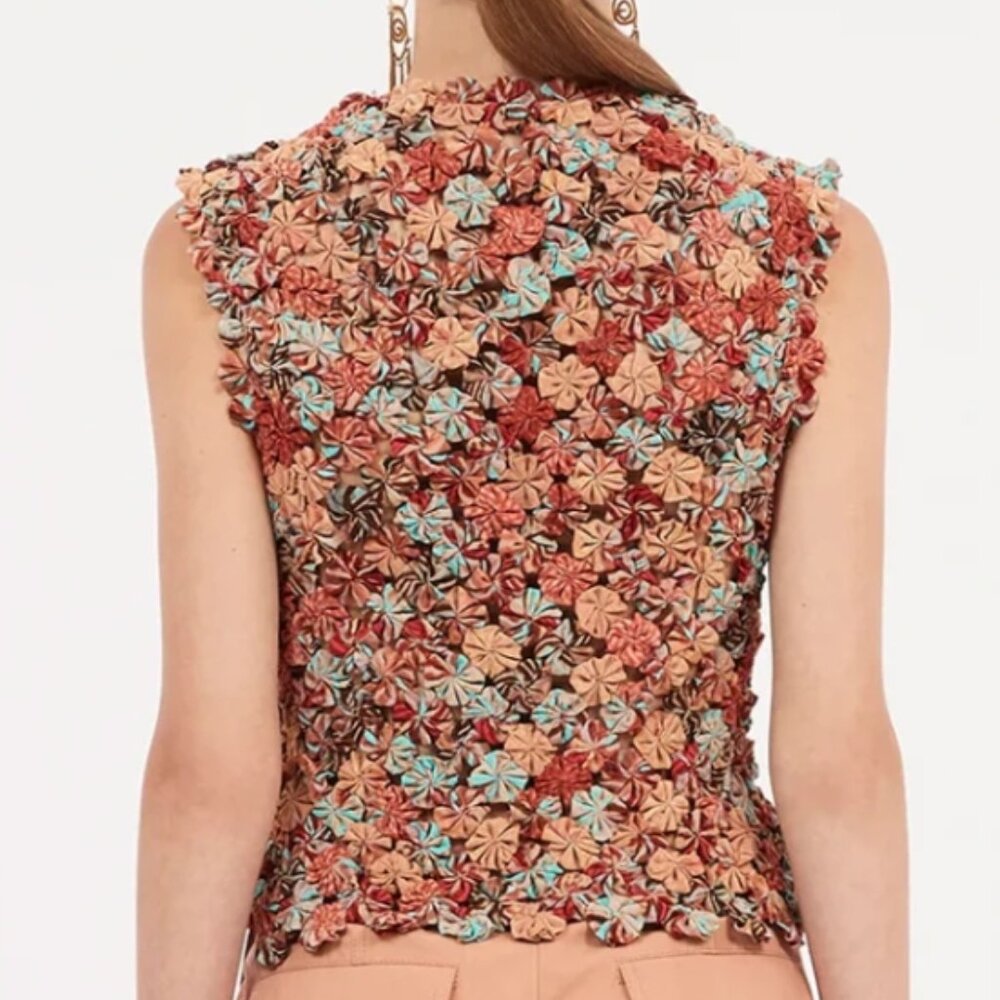 NWOT ULLA JOHNSON Matilda Top in Mariposa M $757 - Picture 3 of 9